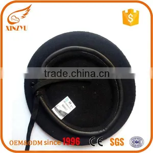 Navy Black Beret Motorcycle Alarm Manufacturer of Military Beret thumbnail-4
