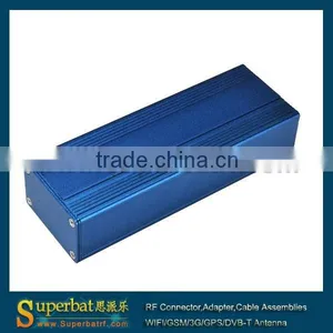 4.33"x1.57"x0.98" Blue Color Aluminium DIY Enclosure Case Box thumbnail-1