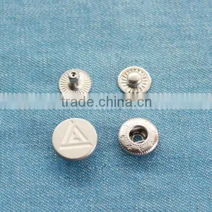 Fashion Metal Snap Button With Custom Logo for Garment thumbnail-2