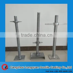 Hot Selling Scaffolding Formwork Accessories Adjustable U Head Screw Jack Base thumbnail-1