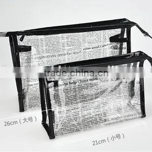 2015 Hottest Transparent Cosmetic PVC Bag Wholesale in China thumbnail-3