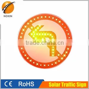 Road Safety Warning Signs Solar Power Led Warning Light thumbnail-1