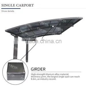 Polycarbonate Modern Carport Siding With Uv Protection thumbnail-5