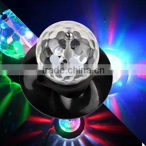 2015 New Mini Led Disco Ball Light Sunflower Light With Crystal Magic Ball Stage Lighting thumbnail-1