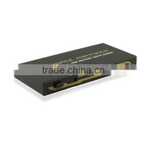 Home Theater Sound System V1.4 4x2 Hdmi Matrix Switcher With Spdif Optical Output Support Full 3D for Chromecast thumbnail-1