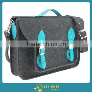 Felt Document Bag,wool Felt Shoulder Bag thumbnail-1