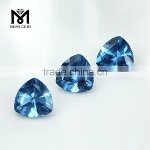 Wuzhou Hot Sale Gemstones 13 x 13 Trillion Cut 106 Synthetic Spinel thumbnail-3