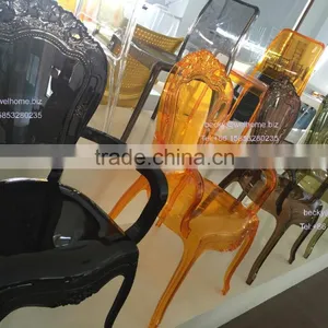 Princess Chair With Arm, Luxury Chair, Light Plastic Chair With Durability thumbnail-1