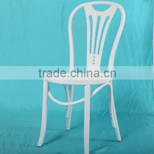 Stackable White Polycabonate Thonet Chair, PP/PC Thonet Chair for Wedding thumbnail-3