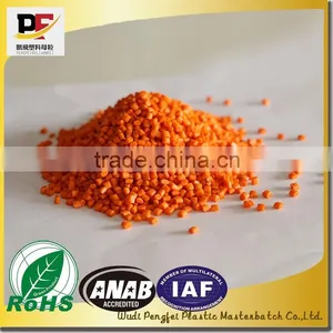 ORANGE MASTERBATCH, High Quality PP/PE Color Masterbatch, High Covering, Disperse Evenly, Manufacturer Sales, Competitive Price thumbnail-1