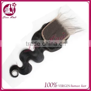Wholesale Human Hair Body Wave Lace Full Closure Braziian Virgin Hair Top Closure Body Wave thumbnail-1