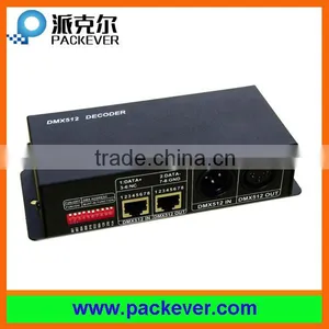 DC12V-24V 3 Channels RGB LED DMX512 Decoder, RGB 3CH DMX Decoder thumbnail-1