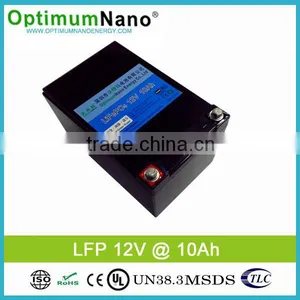 Hot Selling Wohlesales Factory Quality LiFePo4 12V/10Ah Rechargeable Battery Pack thumbnail-1
