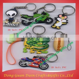 2017 New Customized Designs 3D Soft Pvc Keychains thumbnail-4