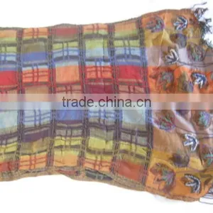 EMBRODARY 100% WOOL STOLE thumbnail-2