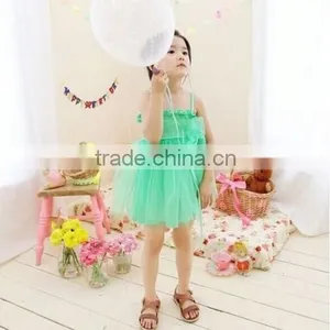 Candy Color Baby Girl Summer Dress Knee Length Baby Girl Summer Dress thumbnail-6