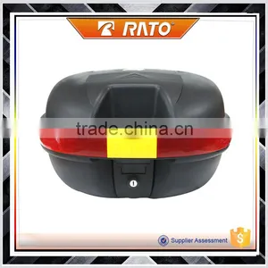 OEM Black Large Volume Motorcycle Tail Box Top Case thumbnail-1