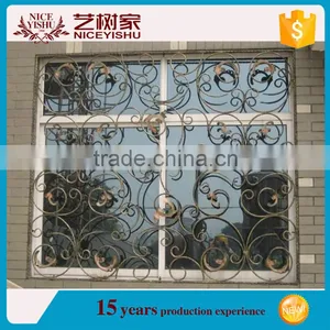 House Iron Window Grill Design for Sale / Cheap Window Grill Designs/wrought Iron Ornaments thumbnail-1
