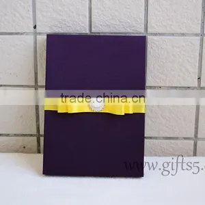Wedding Invitation Decorative Silk Gift Boxes Made in China thumbnail-6
