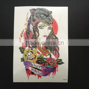 WX- 024 Bad Girl Body Tattoo/ Fake Tattoo Sticker for Beaty Arm thumbnail-5