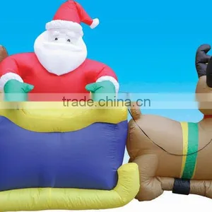 Santa Reindeer Sleigh thumbnail-1