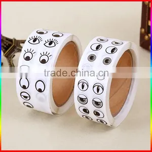 Cartoon Eyes Deisgn Decoration Stickers in Roll thumbnail-3