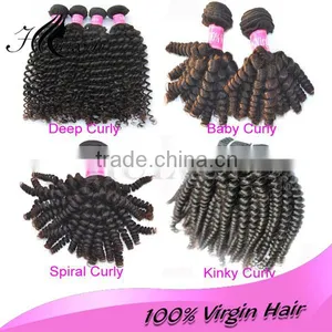 Top Quality 100% Remy Human Hair Spanish Curly Hair Extensions thumbnail-1