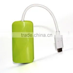 Hot Sales!New Usb to 2 Port Usb Hub+ 1 Port 10/100/1000Mbps RJ45 Gigabit Ethernet Lan Adapter + Usb 3.1 Type c Hub thumbnail-2