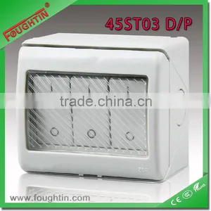 IP55 3gang Switch Waterproof Switch Electrical Wall Switch and Socket thumbnail-1