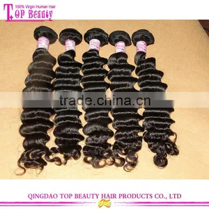 Raw Unprocessed Virgin Indian Hair Deep Wave Natural Raw Indian Hair thumbnail-1