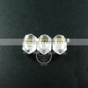 23*13mm Gold 925 Sterling Solid Silver Transparent Natural Crystal Quartz Pendant Charm DIY Jewelry Findings Supplies 1800144 thumbnail-2