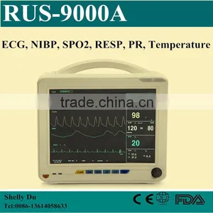 CE&ISO Hot Sale Hospital and Clinic Use Multi-Parameter Patient Monitor With Printer/Thermal Recorder and ETCO2 RPM-9000A-Shelly thumbnail-1