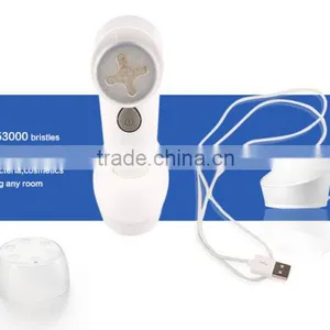 China OEM Electrical Sonic Vibrating Deep Cleaning Rapid Charging IPX7 Waterproof Face Brush thumbnail-3