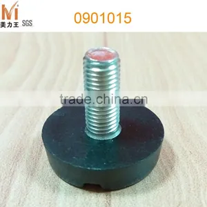 Black Plastic Adjusting Furniture Chair Leg Rubber Risers thumbnail-1