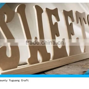 Wood Sign "SWEETS" Letter thumbnail-2