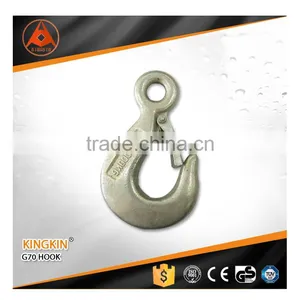 G70 EYE HOIST HOOK/heavy Duty Zinc Plated Eye Hoist Hook thumbnail-2