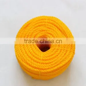6mm Orange Pe3-strand Rope in Roll,coil,twine,3--strand Pe,pp Twisted Rope thumbnail-1