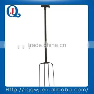 Farm and Garden Digging Fork With Wooden Handle thumbnail-1