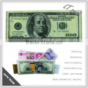 1070D Tyvek Wallet Creative Purse Waterproof Paper Wallet Printed Wallet thumbnail-1