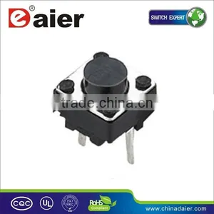 KFC-A06-HP 2 Pin Tact Switch,6*6*H Tact Switch^ thumbnail-1