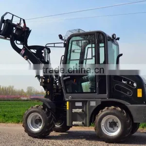 Manufacturer China1000kg Small Wheel Loader With Lowest Price thumbnail-1