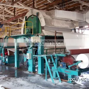 2400mm, Waste Paper Reccycling Machine Plant Equipment Producing Tissue Paper thumbnail-2