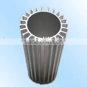 6063 Round Anodized Aluminum Extrusion LED Heat Sinks thumbnail-1