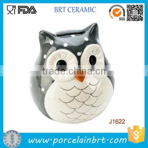 Children Favorite Owl Shape Ceramic Money Boxes thumbnail-1