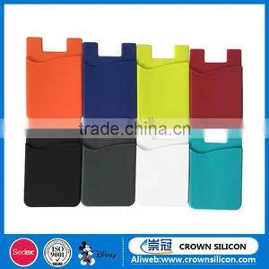 Custom 3m Adhesive Stickers Silicone Mobile Card Holders thumbnail-1