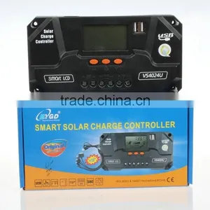 Solar Charge Controller 40A LCD Dual USB Smart Solar Charge Controller High Quality Solar Panel Power Energy System Controller thumbnail-4