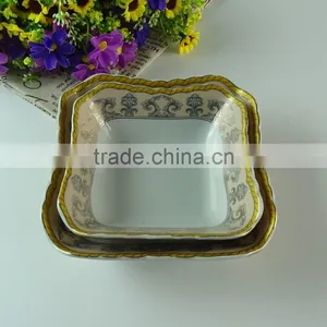 Hot Sale Porcelain Sauce Dish With Gold Decal, Small Sushi Shi , Cheap China Dish for Restaurant and Home Use in Good Quality thumbnail-1