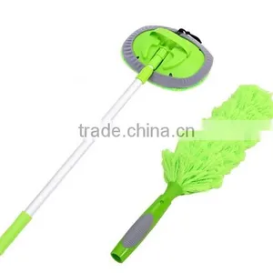 Wholesale Stock Dual Purpose Retractable Cleaning Window Wiper Home Dust Removal thumbnail-1
