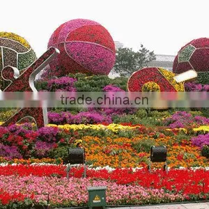 Flower Pot Bracket With Big Ball Shaped Planters thumbnail-1