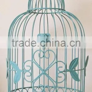 Decorative T Light Metal Bird Cages , Garden Decor Metal Bird Cages, Fancy Bird Cages, Wedding Bird Cages, Wedding Favors thumbnail-1